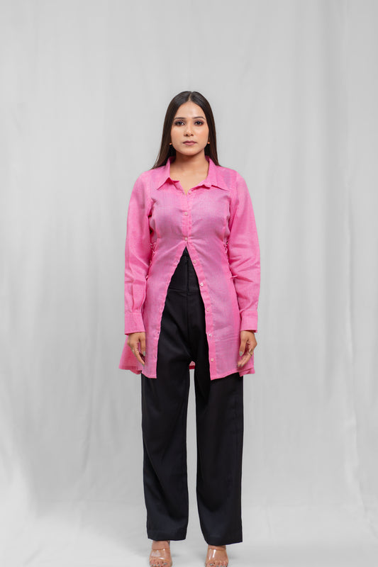Elevated Shirt with High Waist Pants