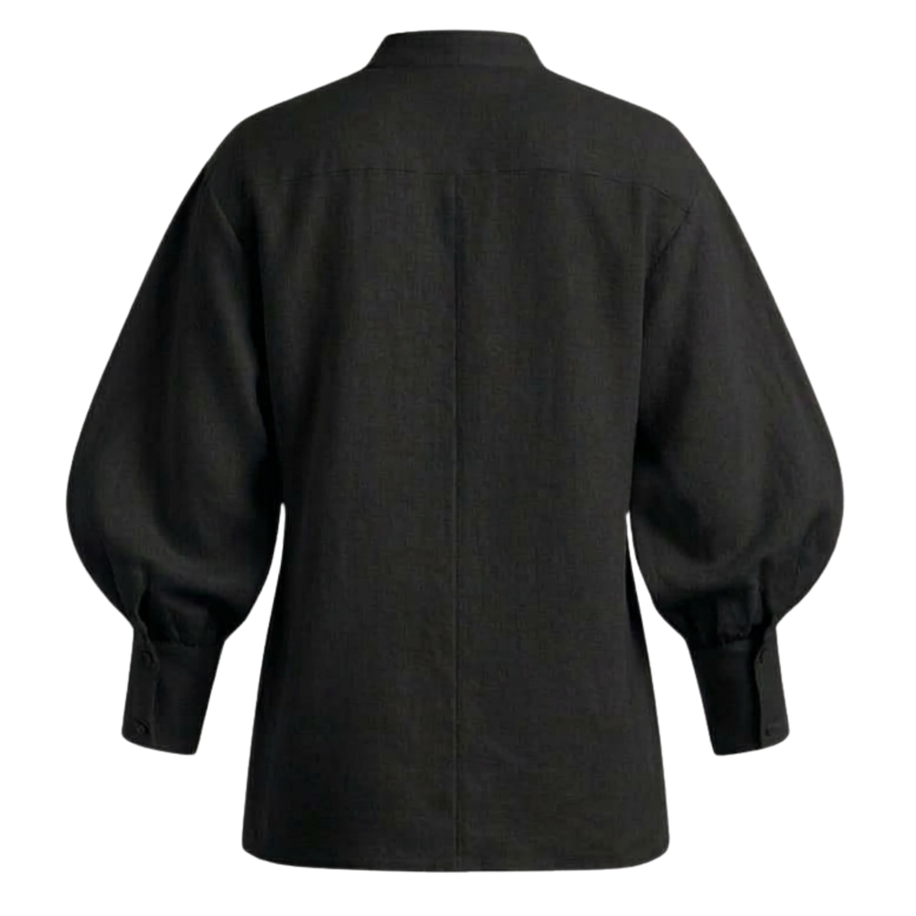 Cotton Balloon Sleeve Shirt