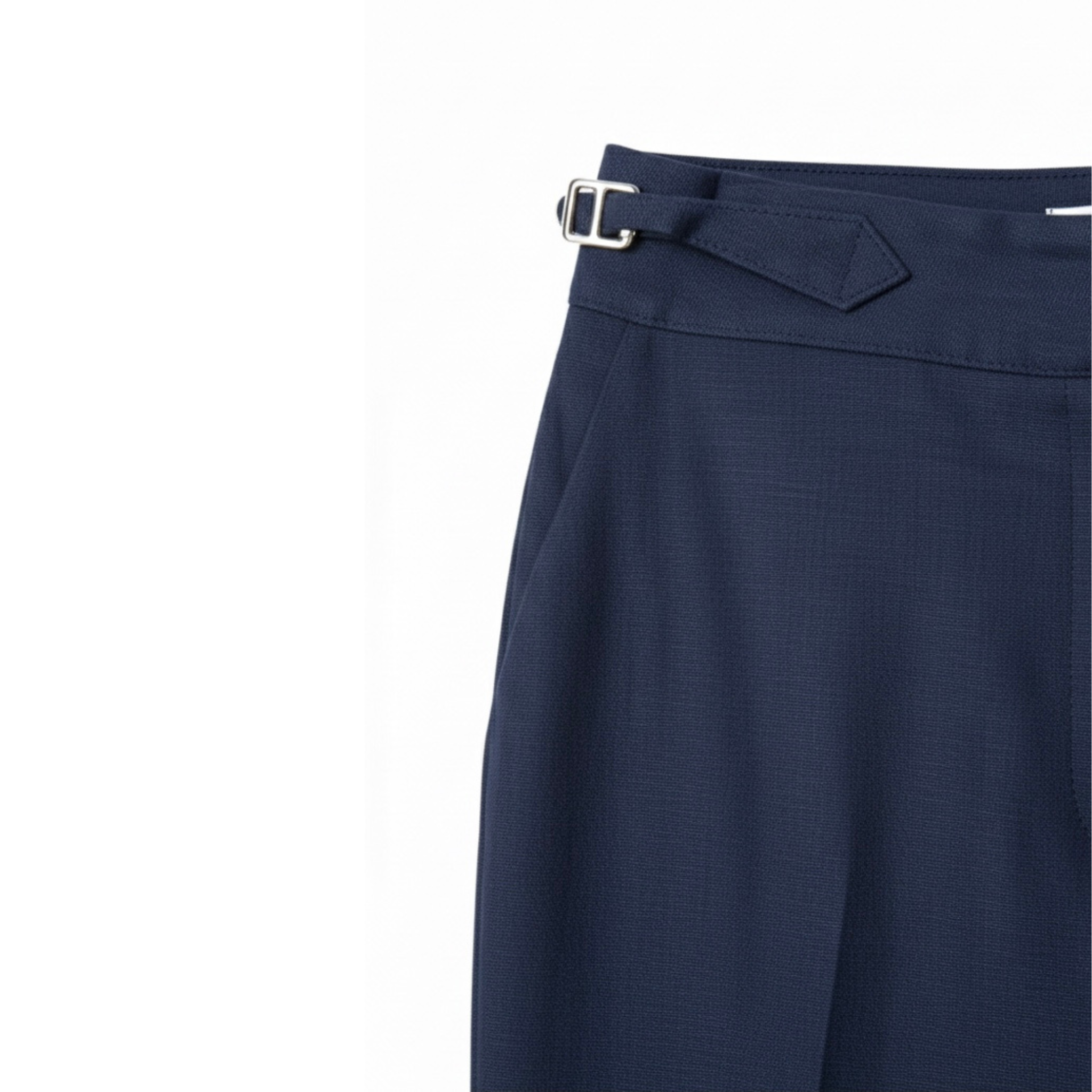 Women's Navy Blue Flared Trousers