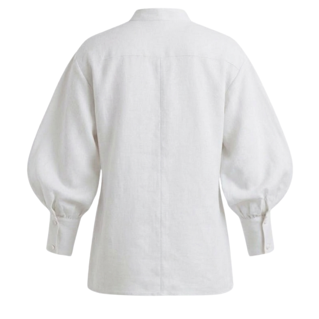 Cotton Balloon Sleeve Shirt