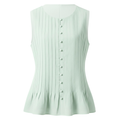Mint pleated top