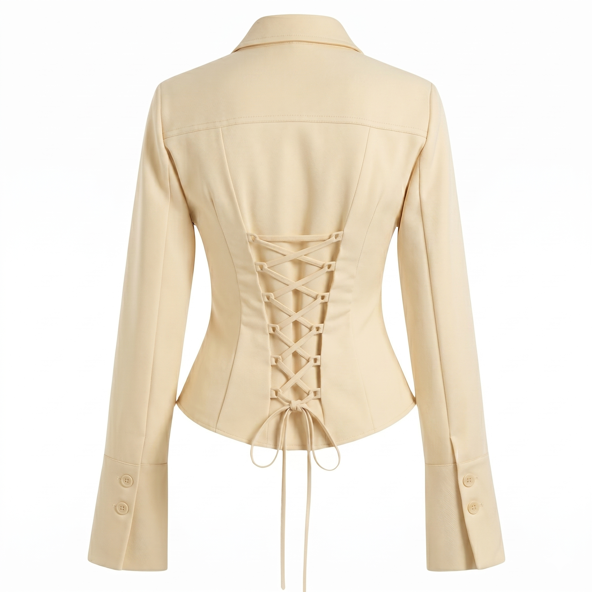 Fitted Button-Down Cotton Shirt
