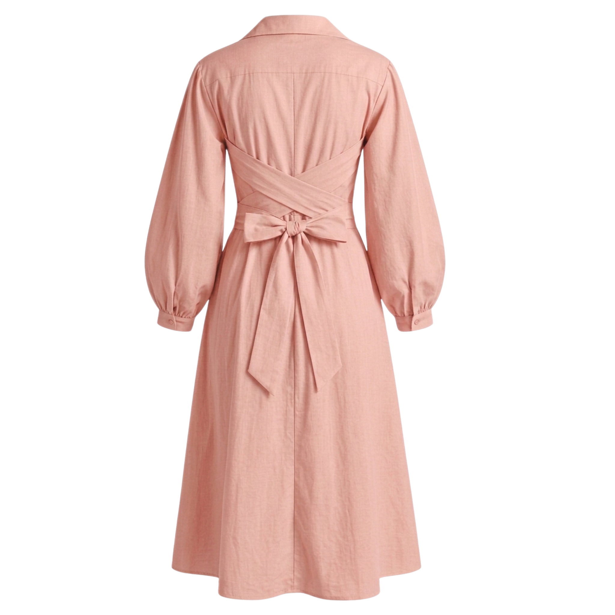 Cotton wrap dress