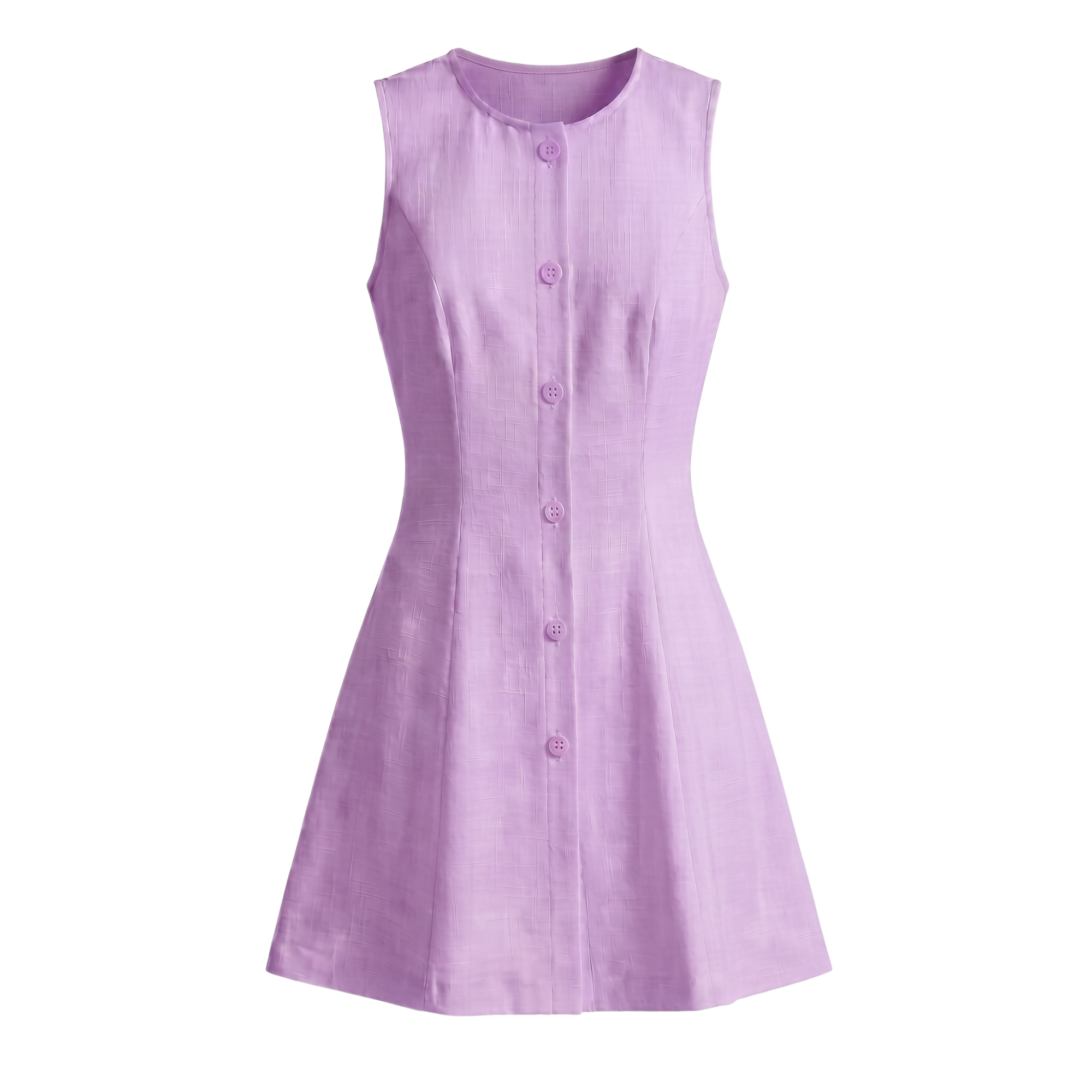 Button Front Mini Dress