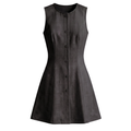 Button Front Mini Dress