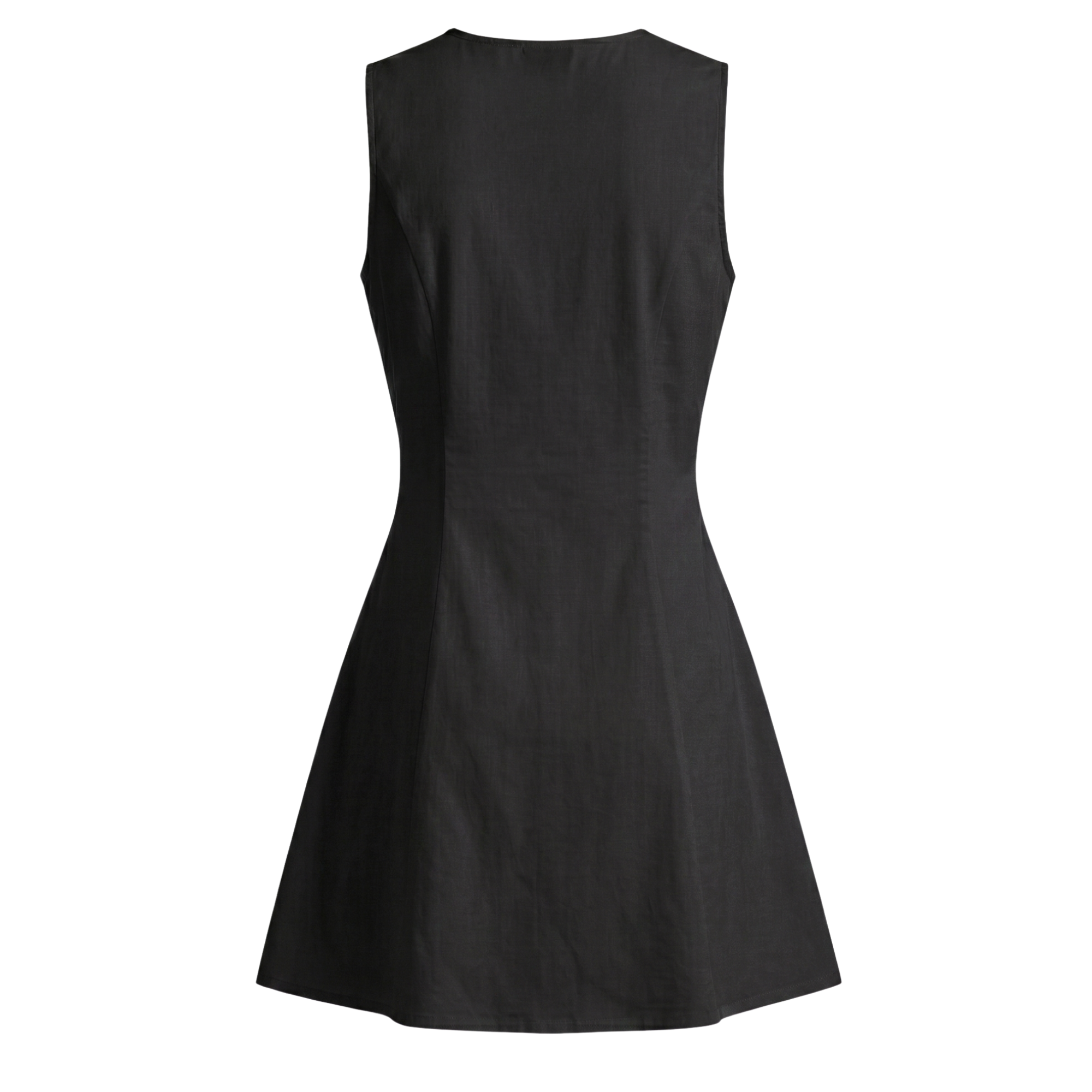 Button Front Mini Dress