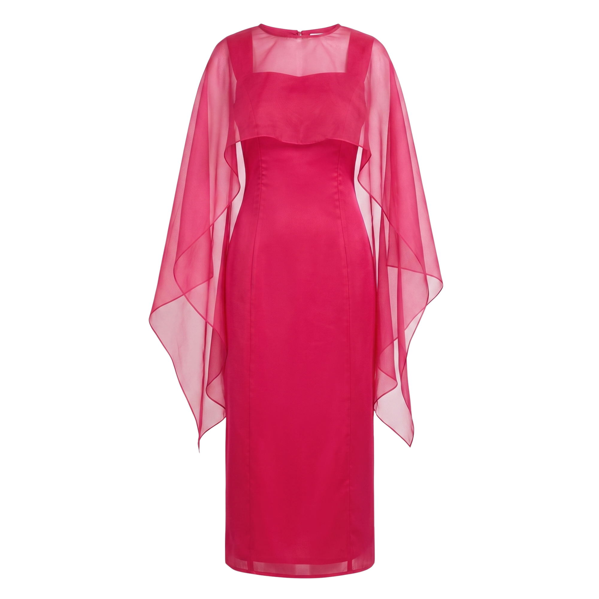 Rani Pink Midi Dress- Festive Edit