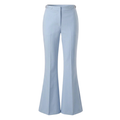Women's Sky Blue Flared Formal Pants