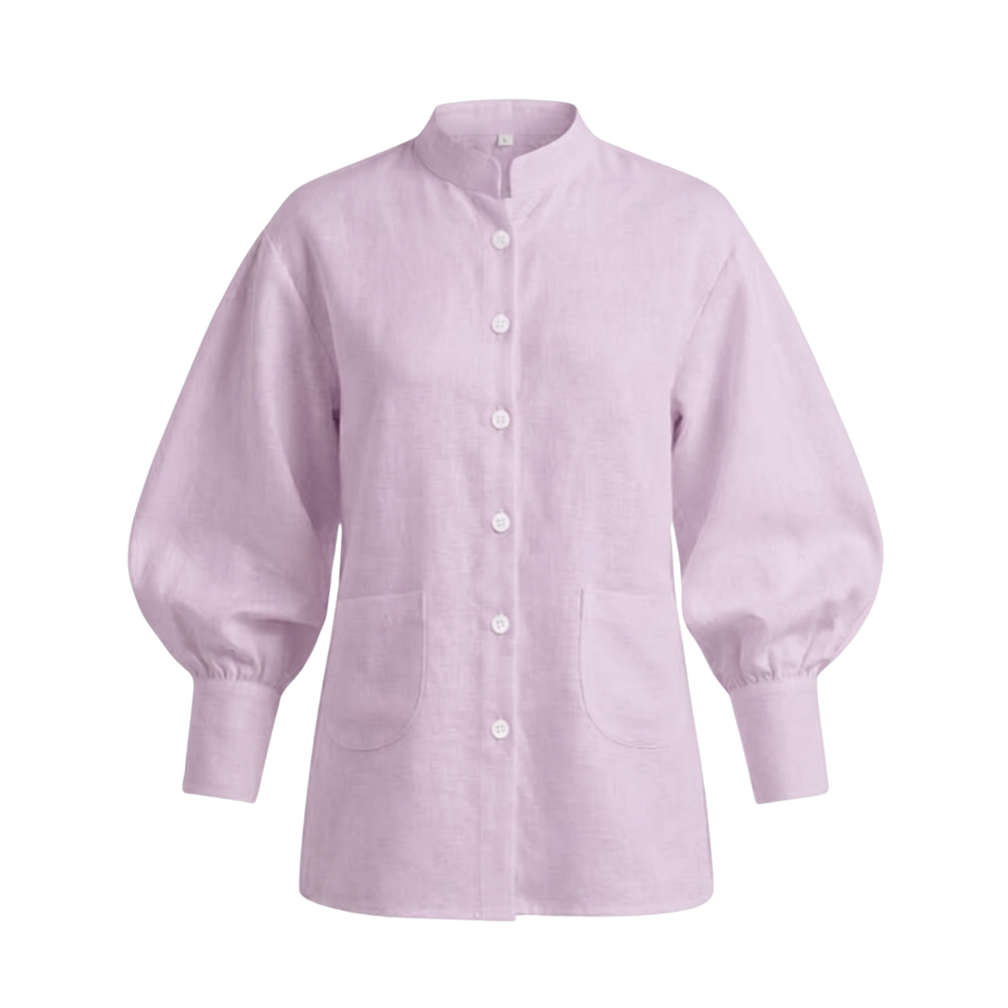 Cotton Balloon Sleeve Shirt