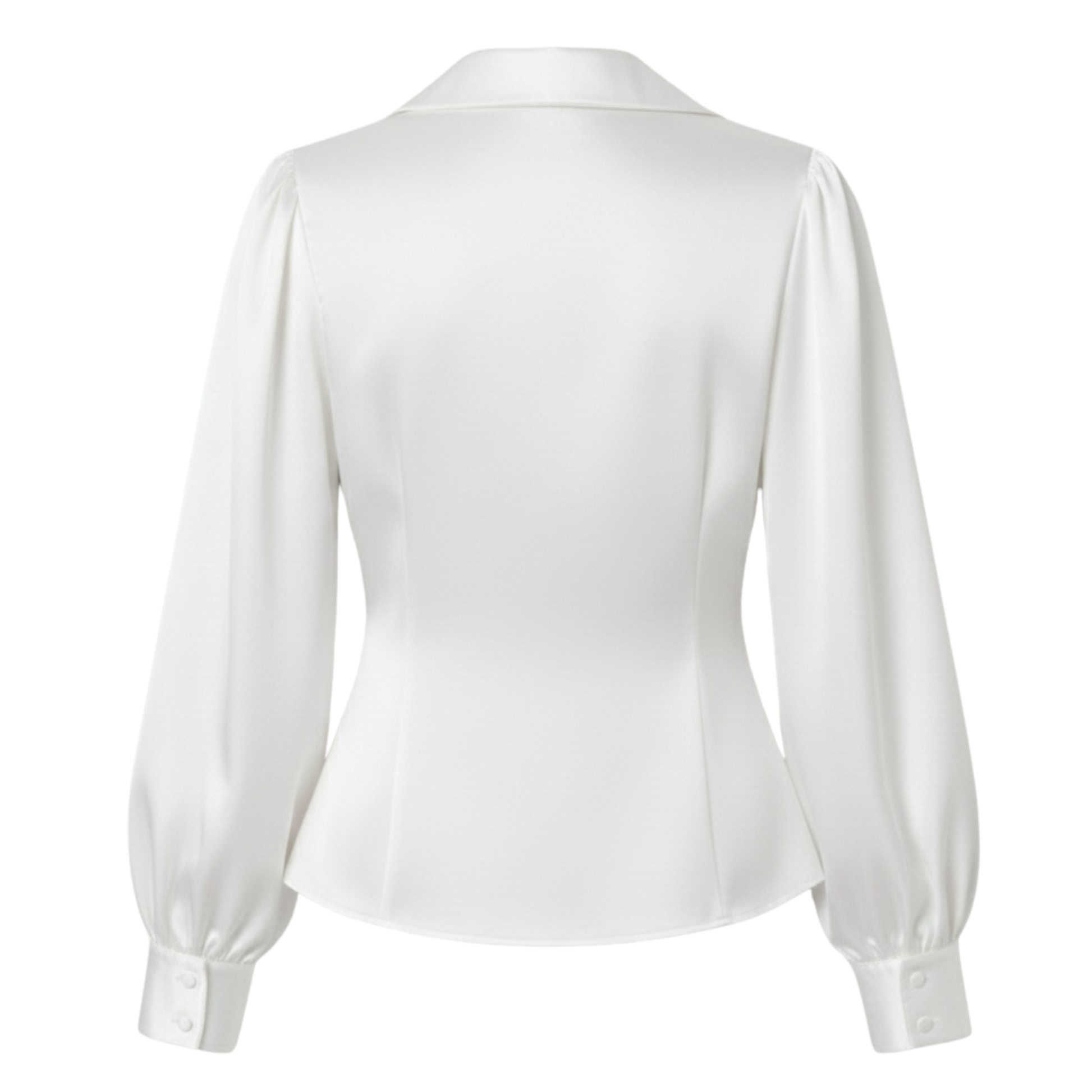 Satin Statement Collar Shirts