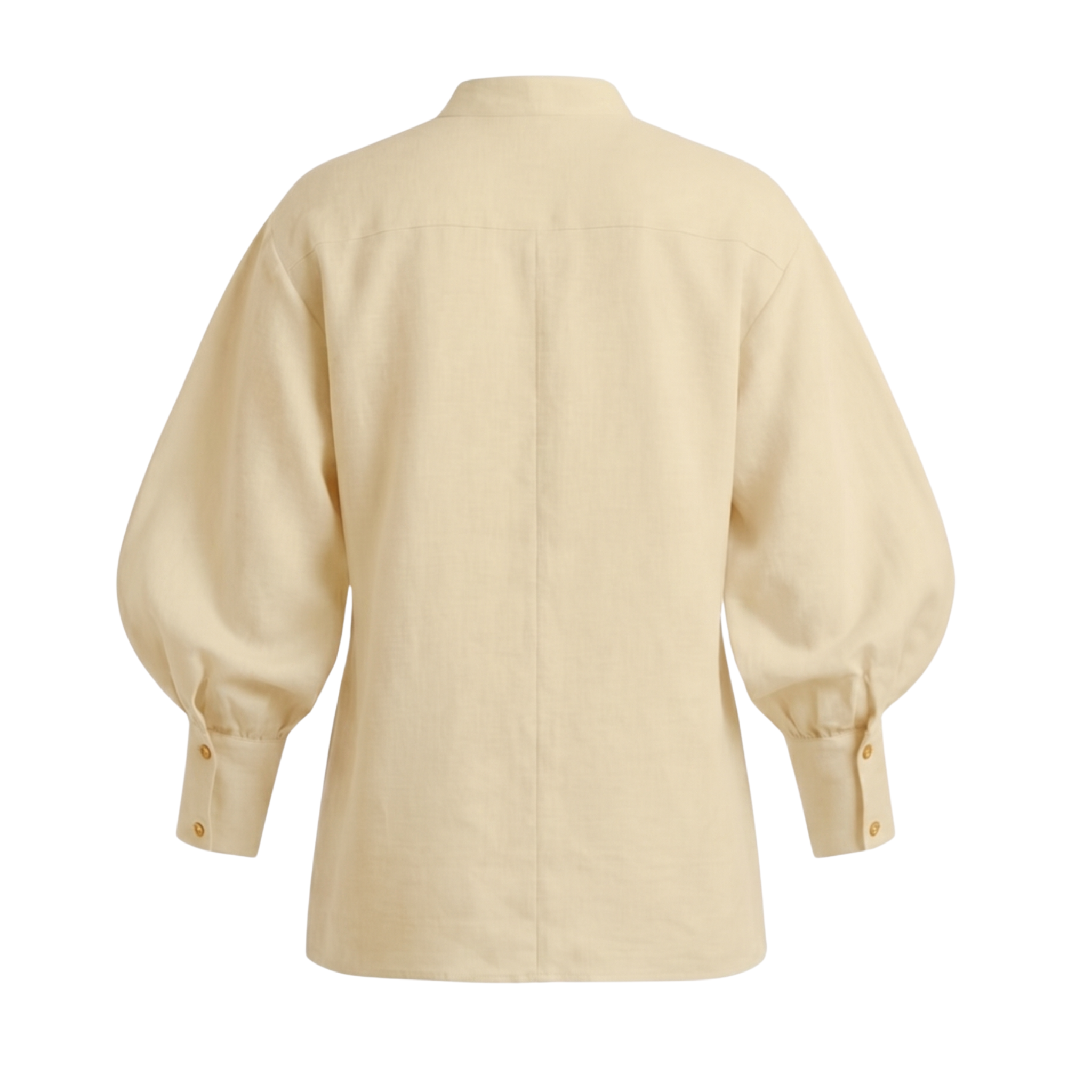 Cotton Balloon Sleeve Shirt