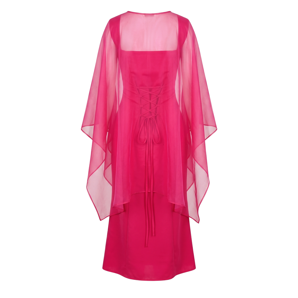 Rani Pink Midi Dress- Festive Edit