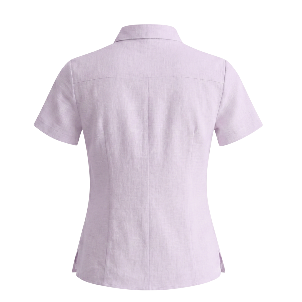 Cotton tie-neck top