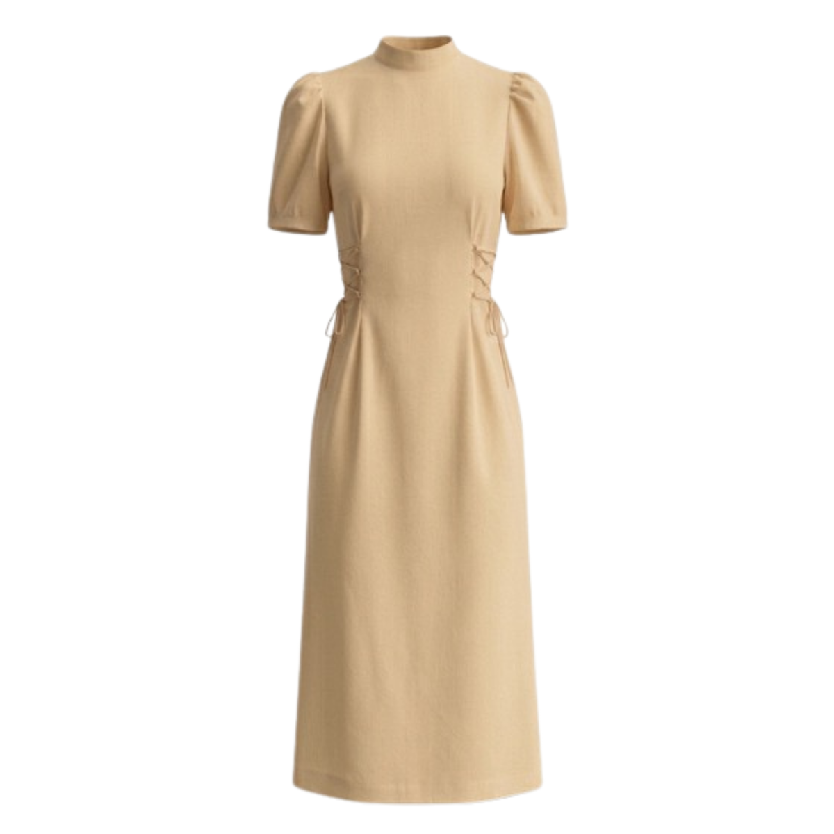 Cotton Structured Dress – Midi
