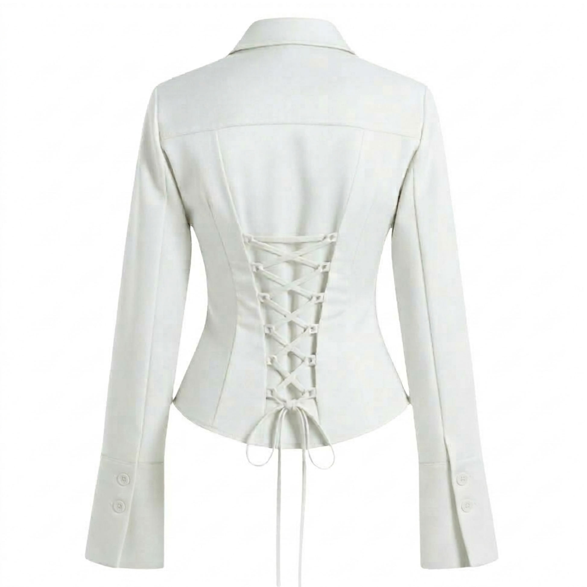 Fitted Button-Down Cotton Shirt