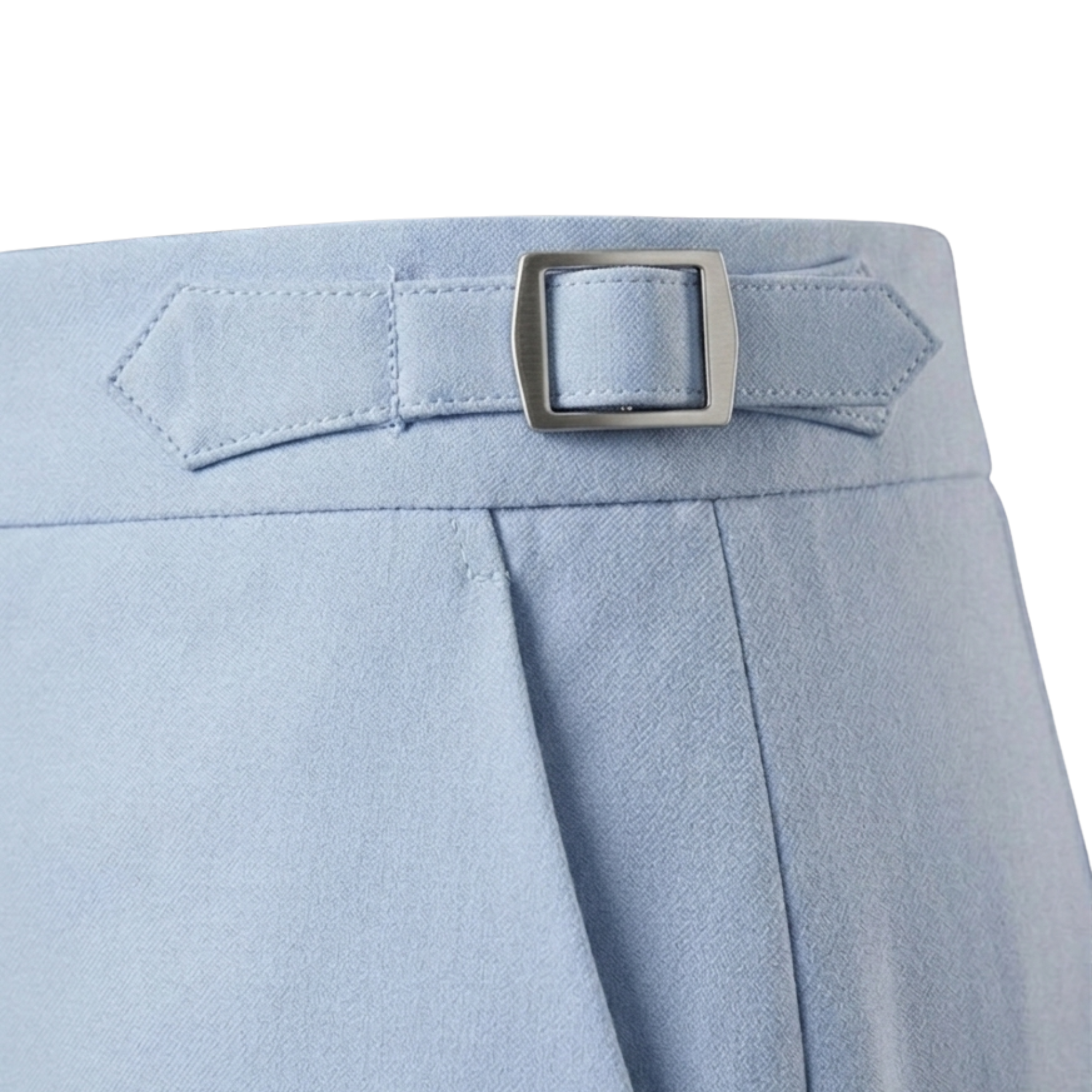 Women's Sky Blue Flared Formal Pants