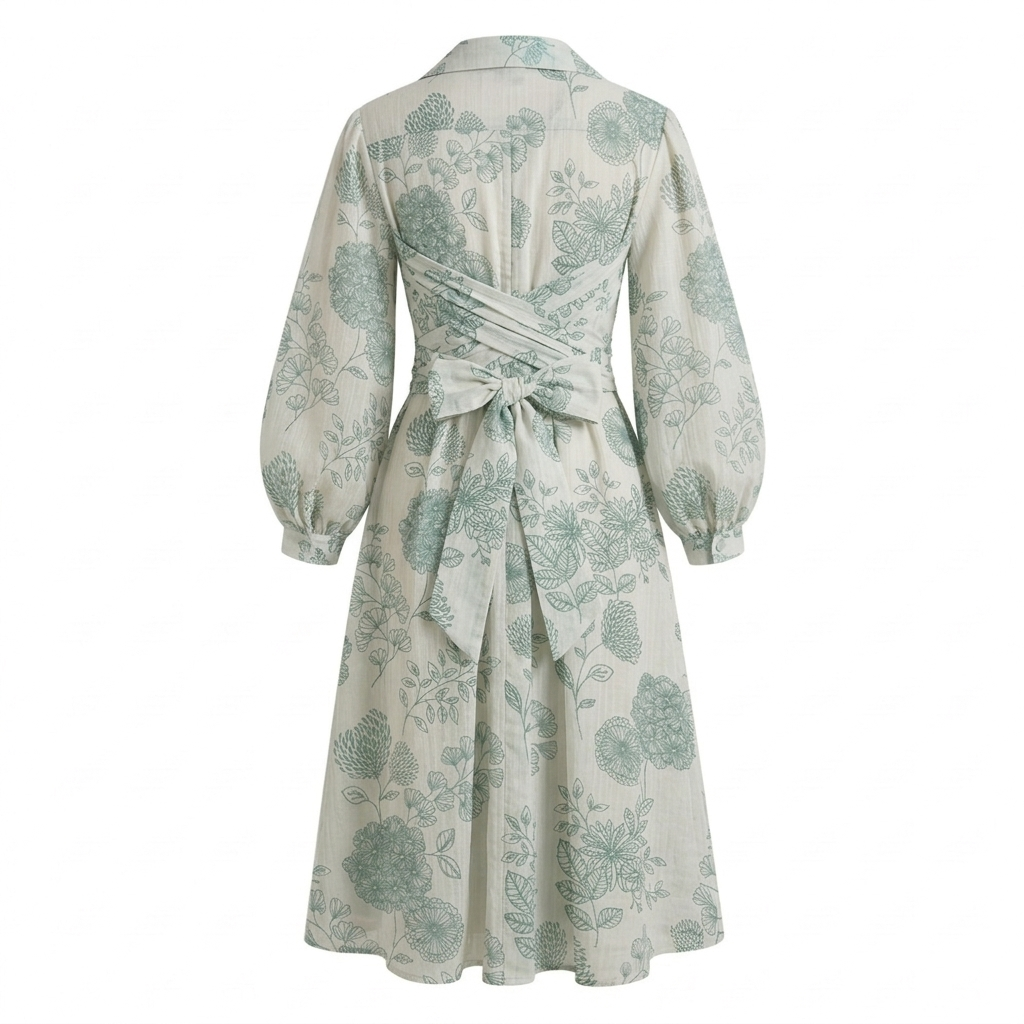 Floral wrap short dress