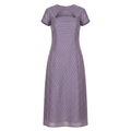 Lavender cut-out Midi Dress - Festive Edit