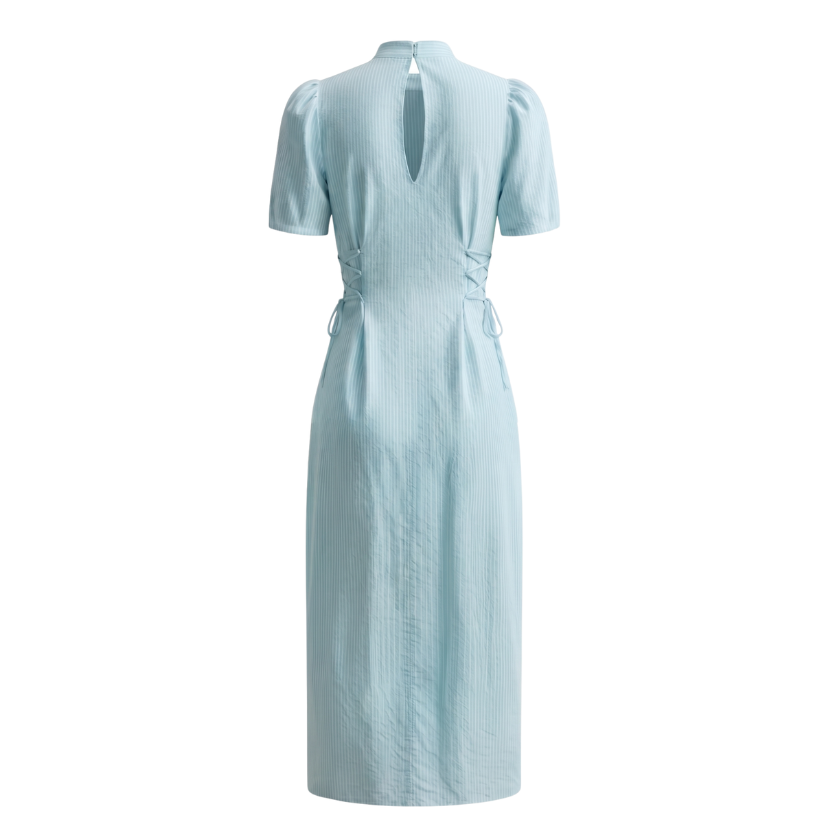 Aqua Structured Midi Dress