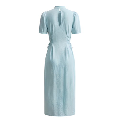 Aqua Structured Midi Dress