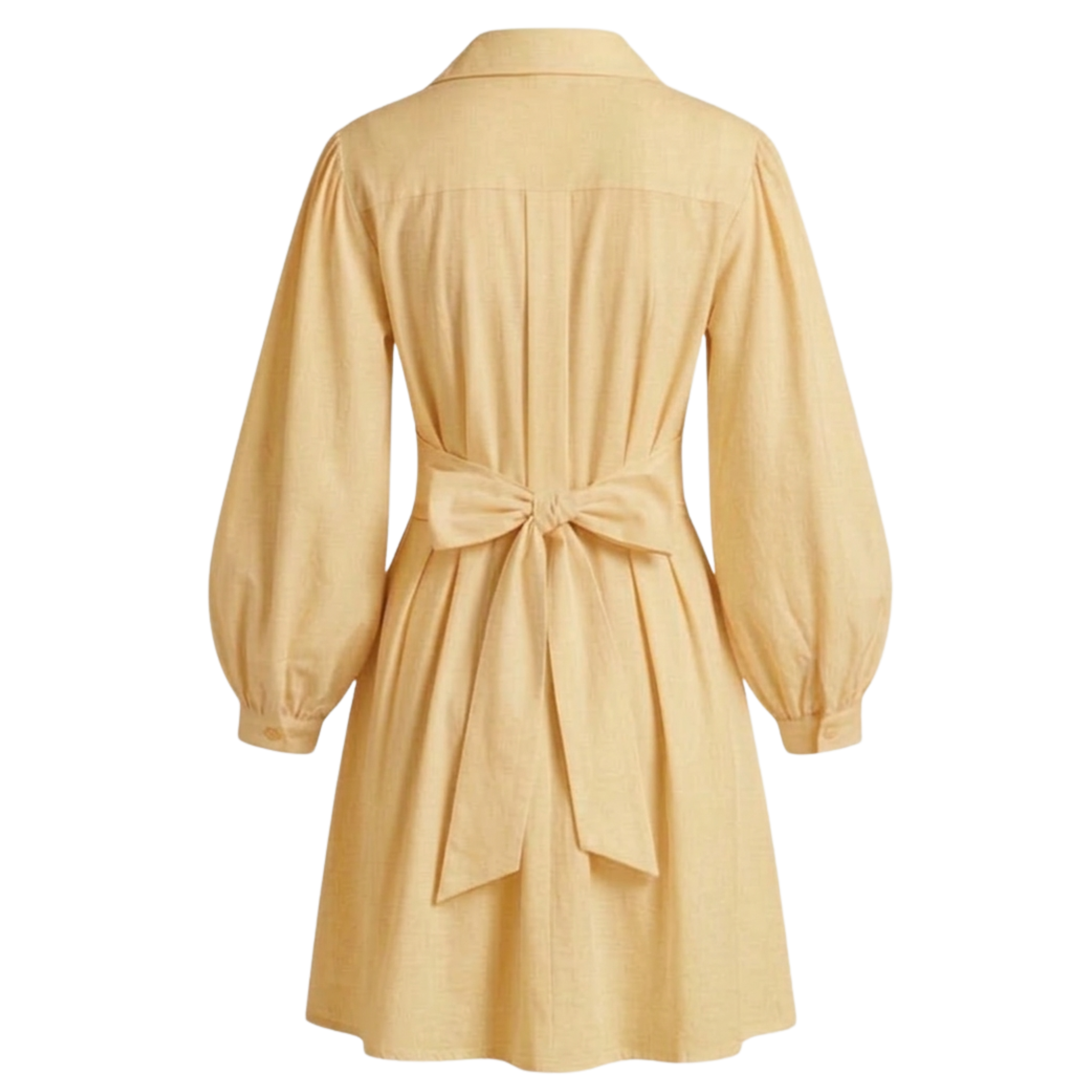 Cotton wrap short dress