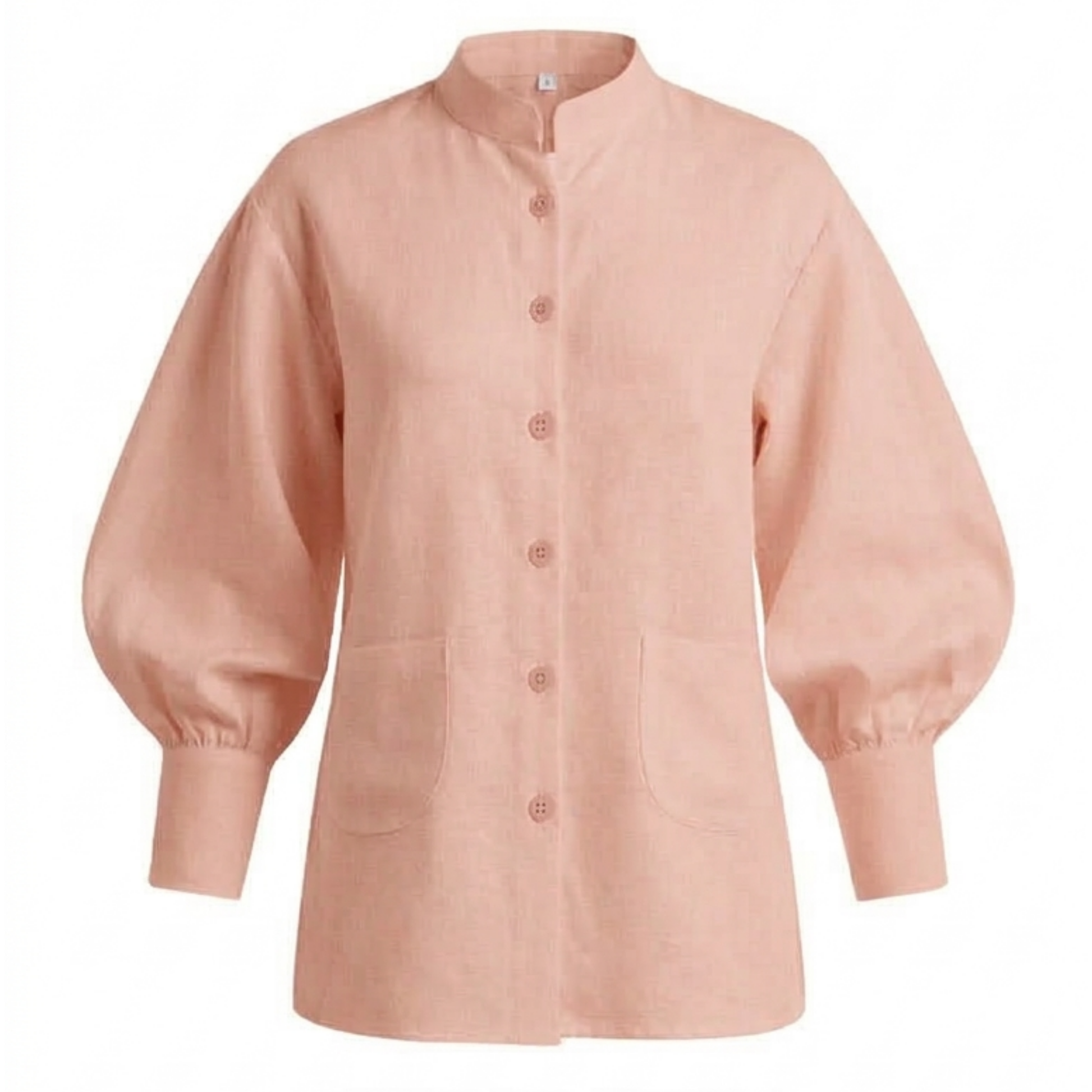 Cotton Balloon Sleeve Shirt