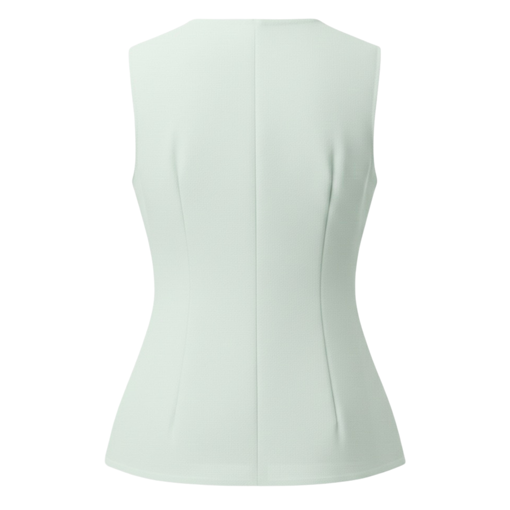 Mint pleated top
