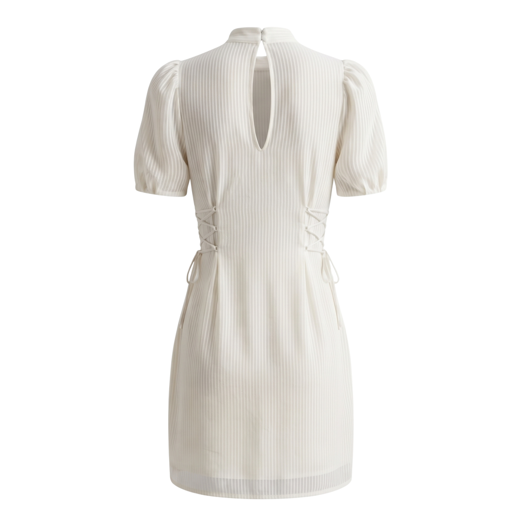 Stripe Structured Dress – Mini