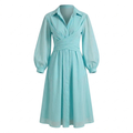 Aqua wrap short dress