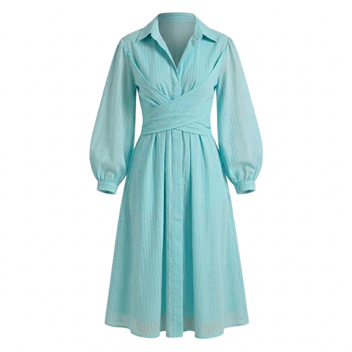 Aqua wrap short dress