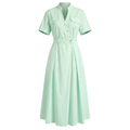 Linen shirt dress