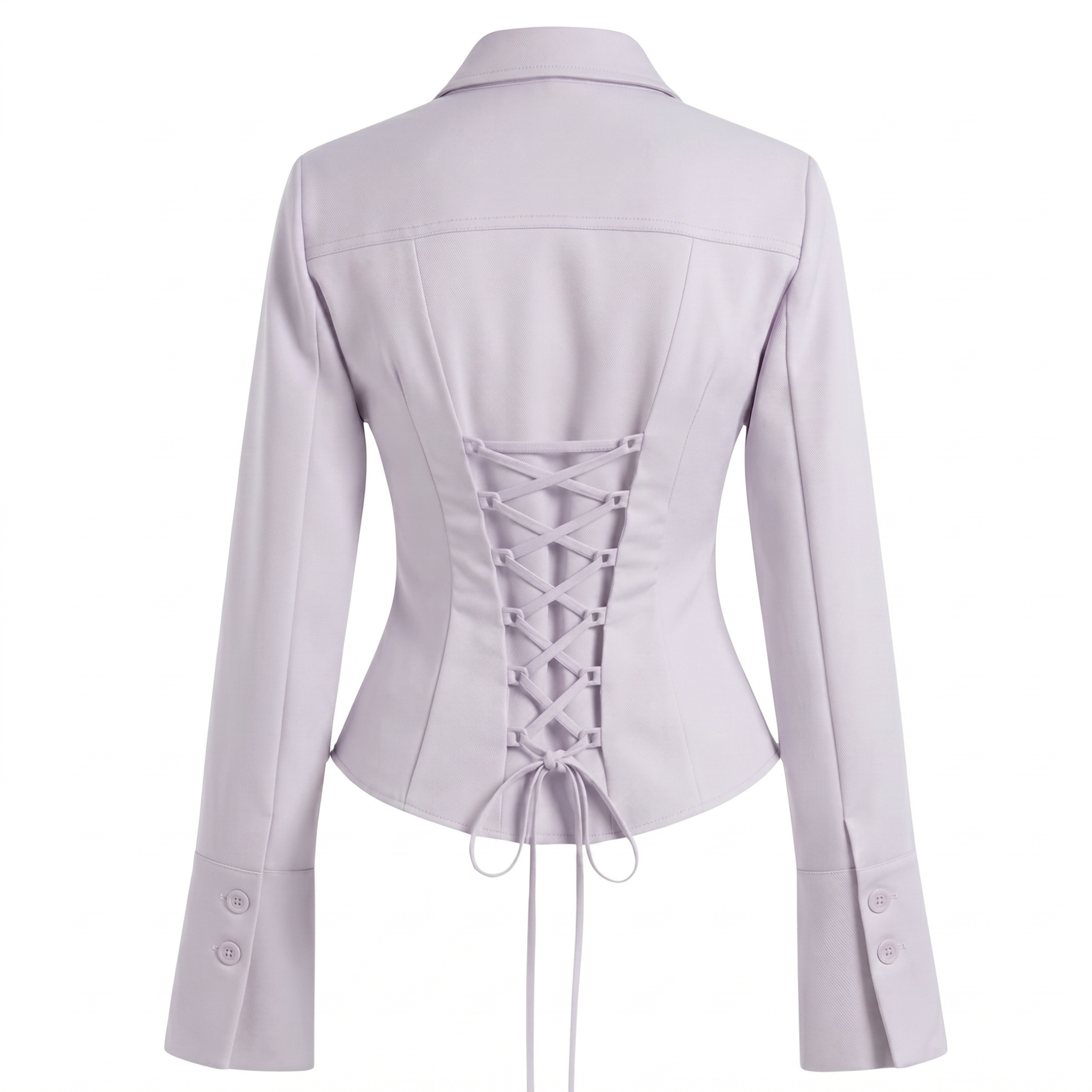 Fitted Button-Down Cotton Shirt