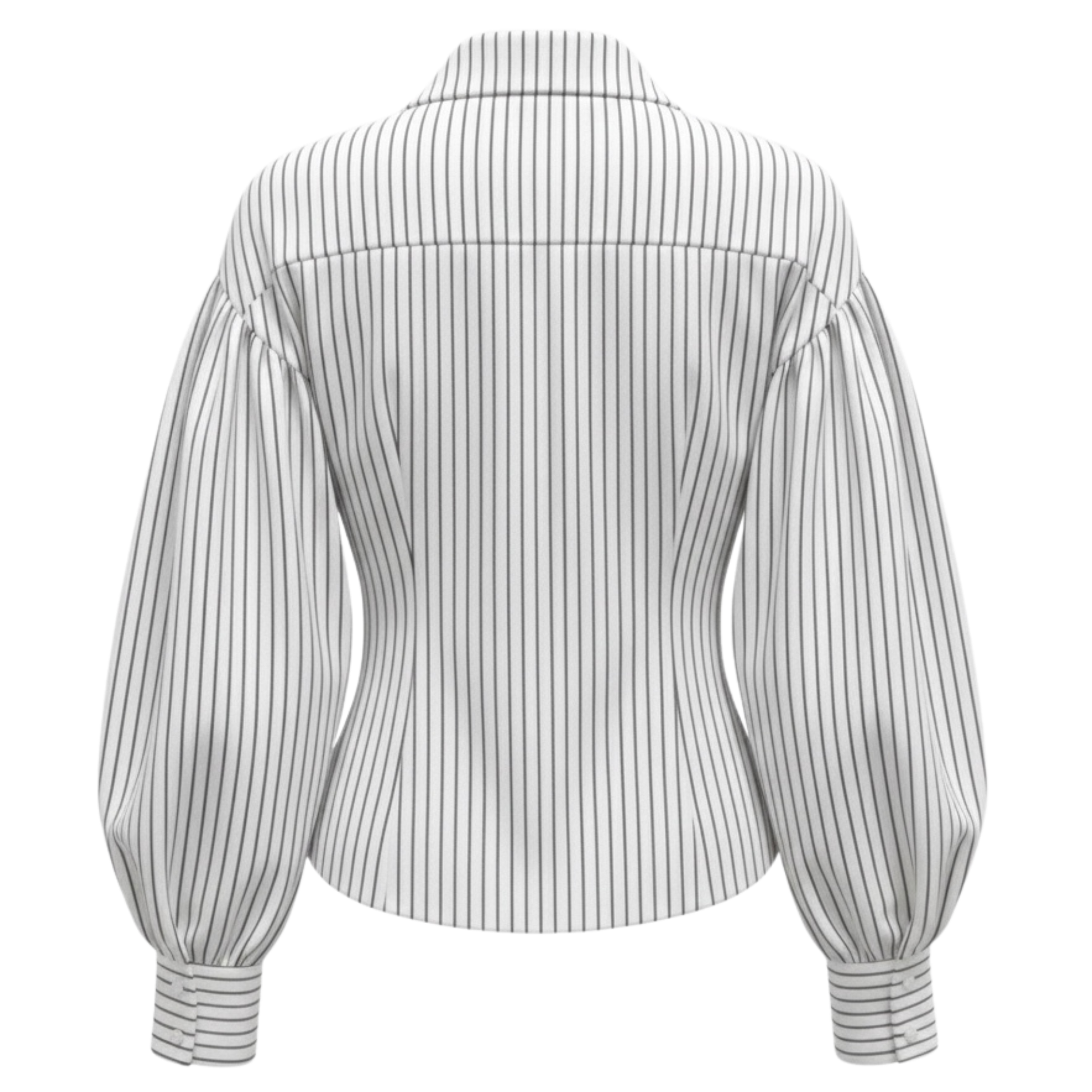 Contour-Fit Stripe Shirt