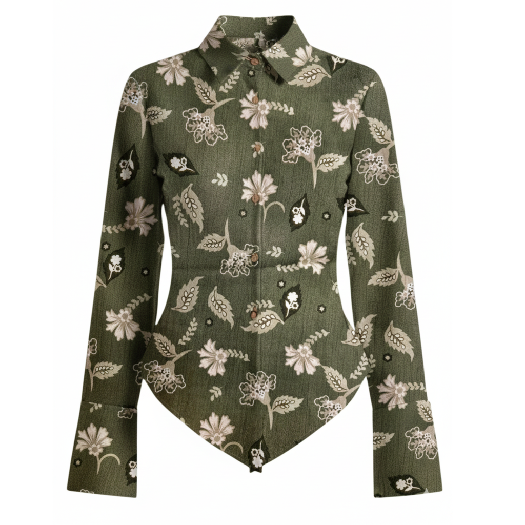 Floral Button Down Shirt