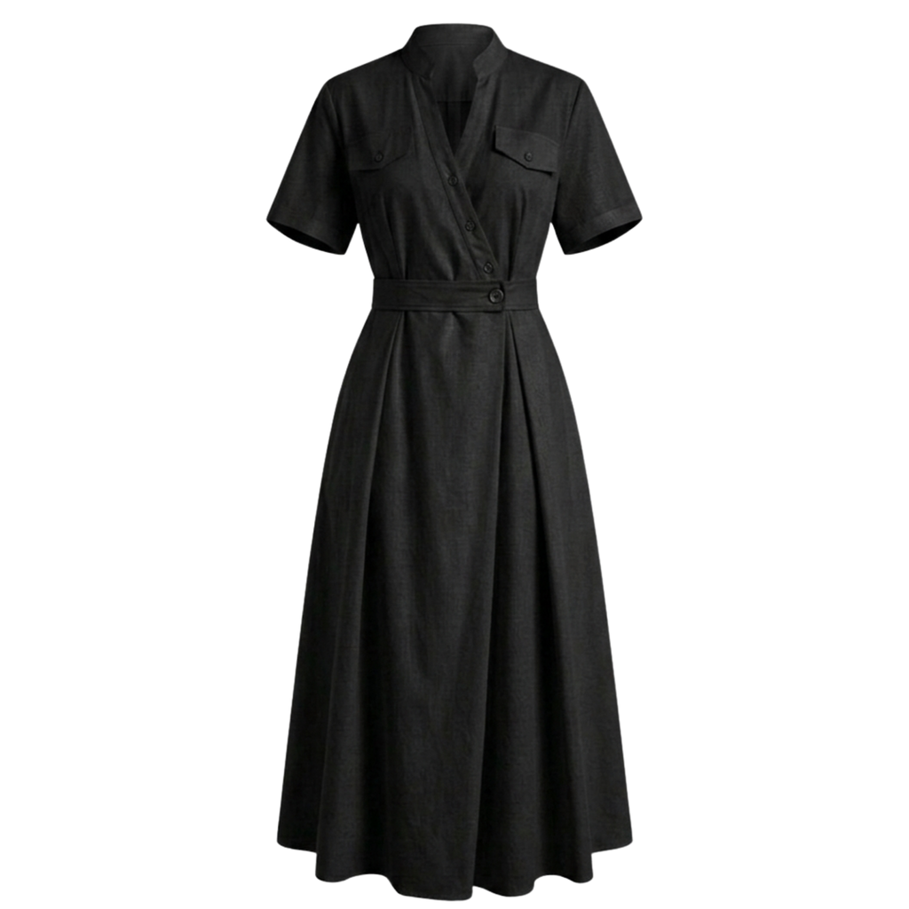 Cotton shirt dress