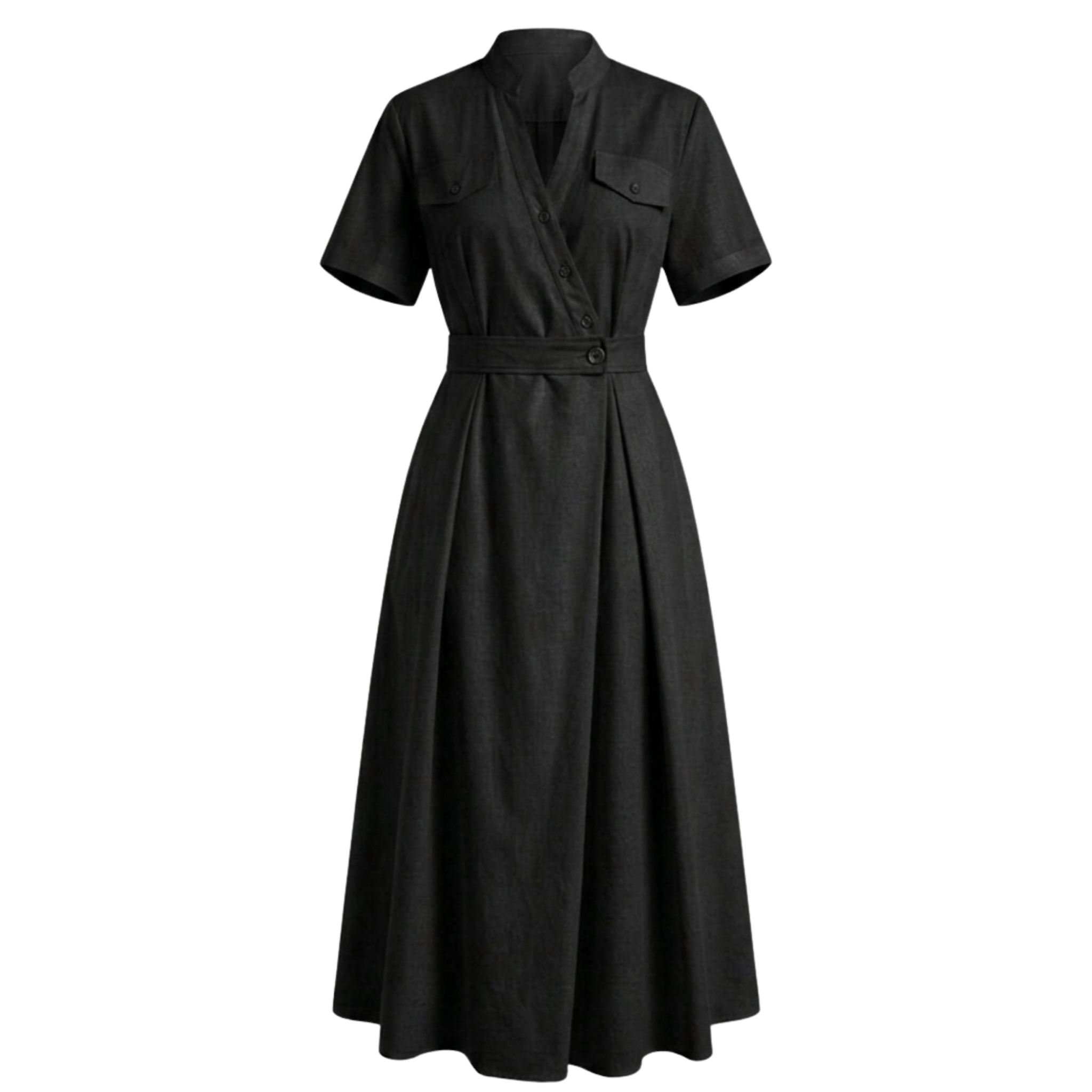 Cotton shirt dress