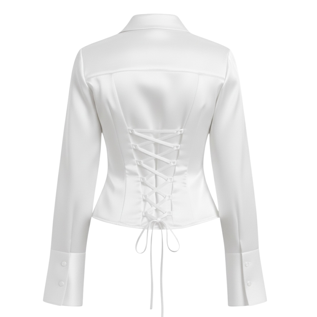 Fitted Button-Down Formal Shirt