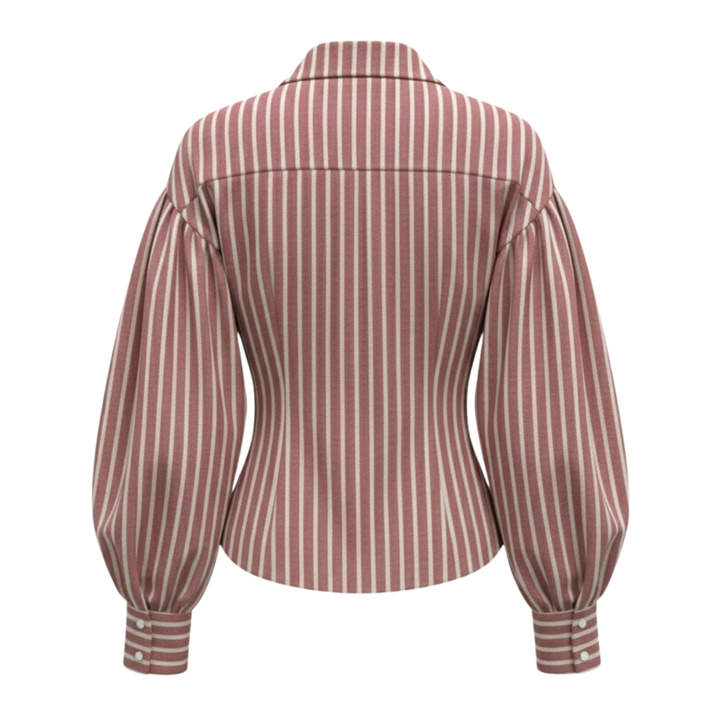 Contour-Fit Stripe Shirt