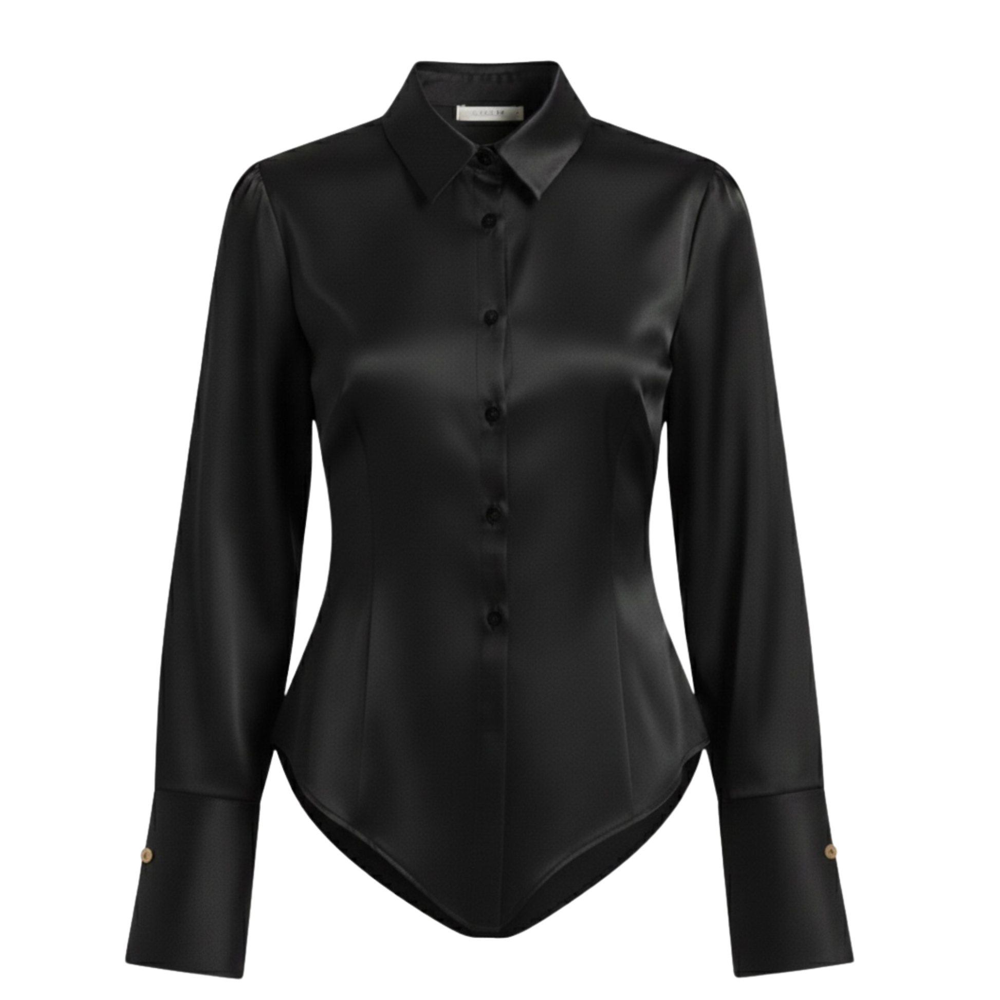 Fitted Button-Down Formal Shirt