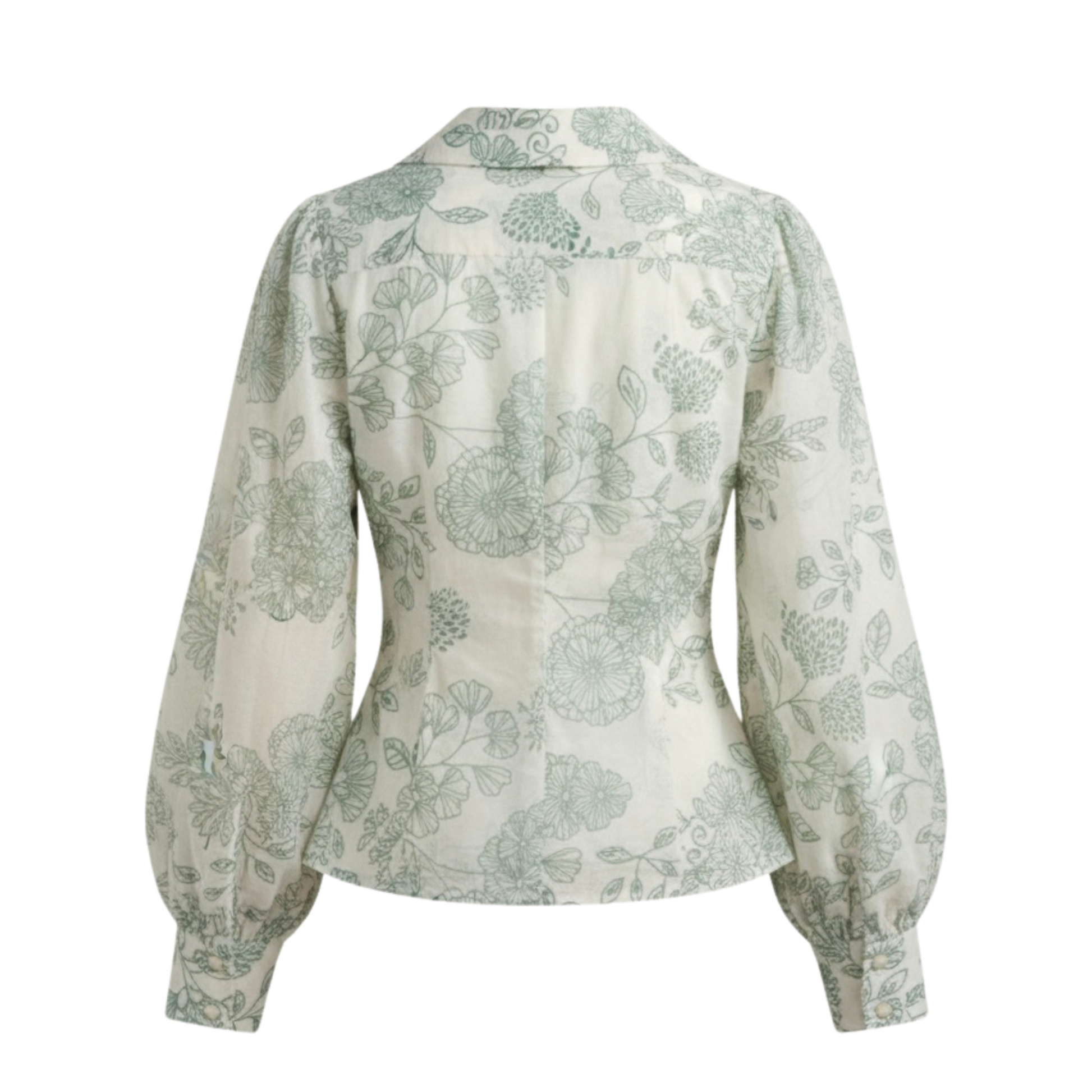 Floral Puff Sleeve Shirt