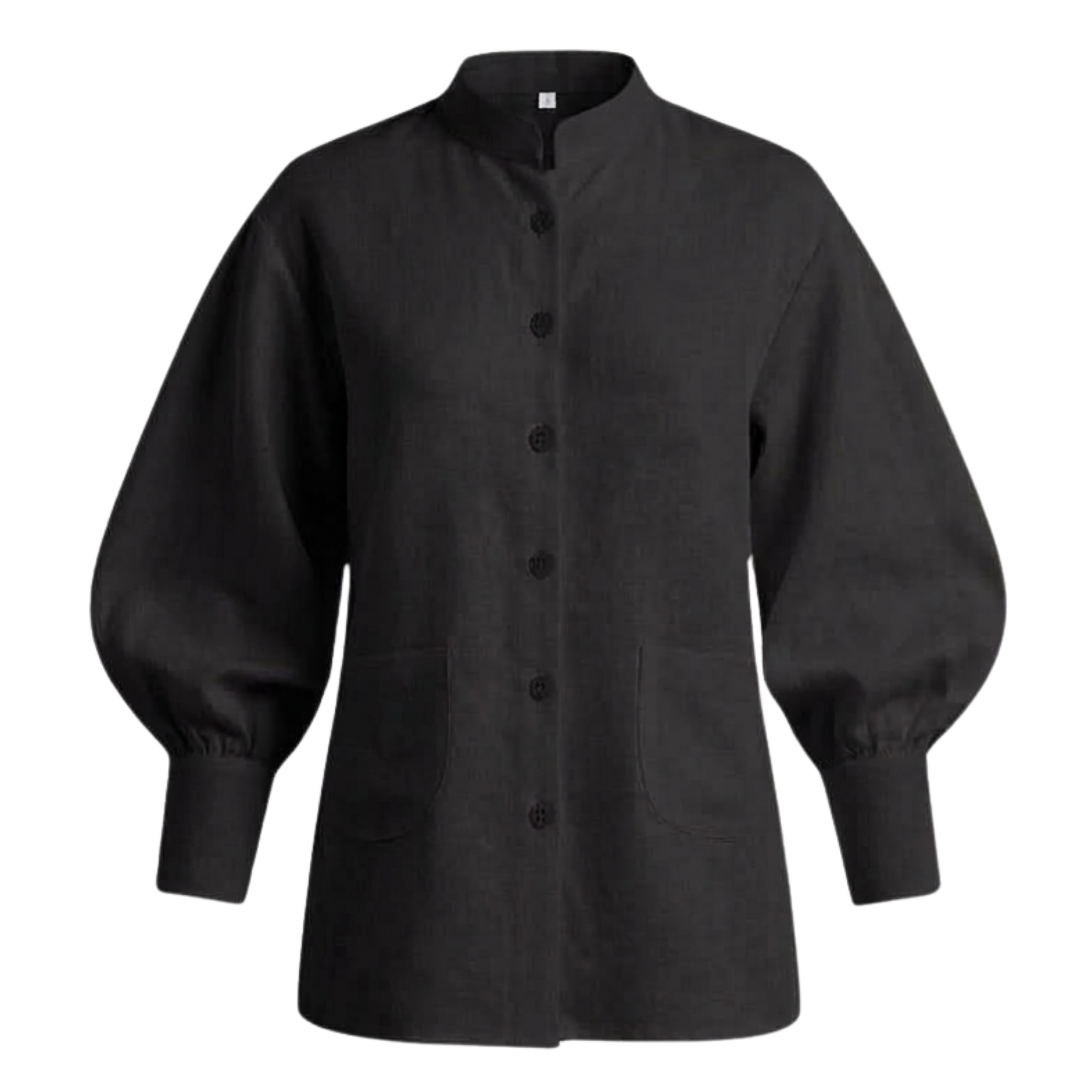 Cotton Balloon Sleeve Shirt