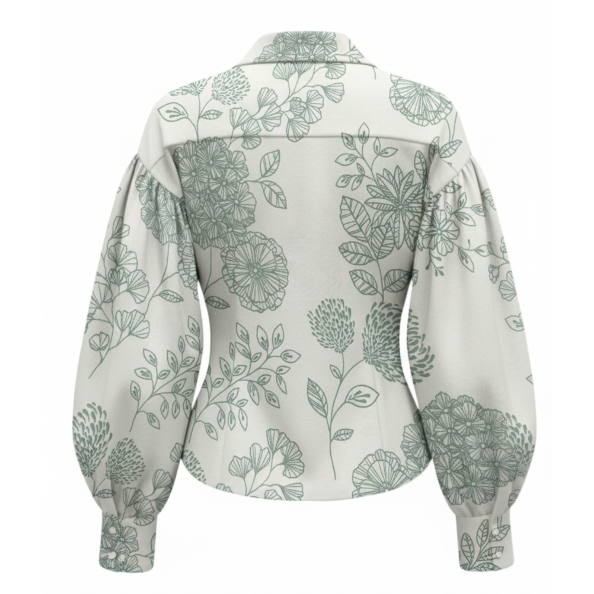 Floral Contour Fit Shirt