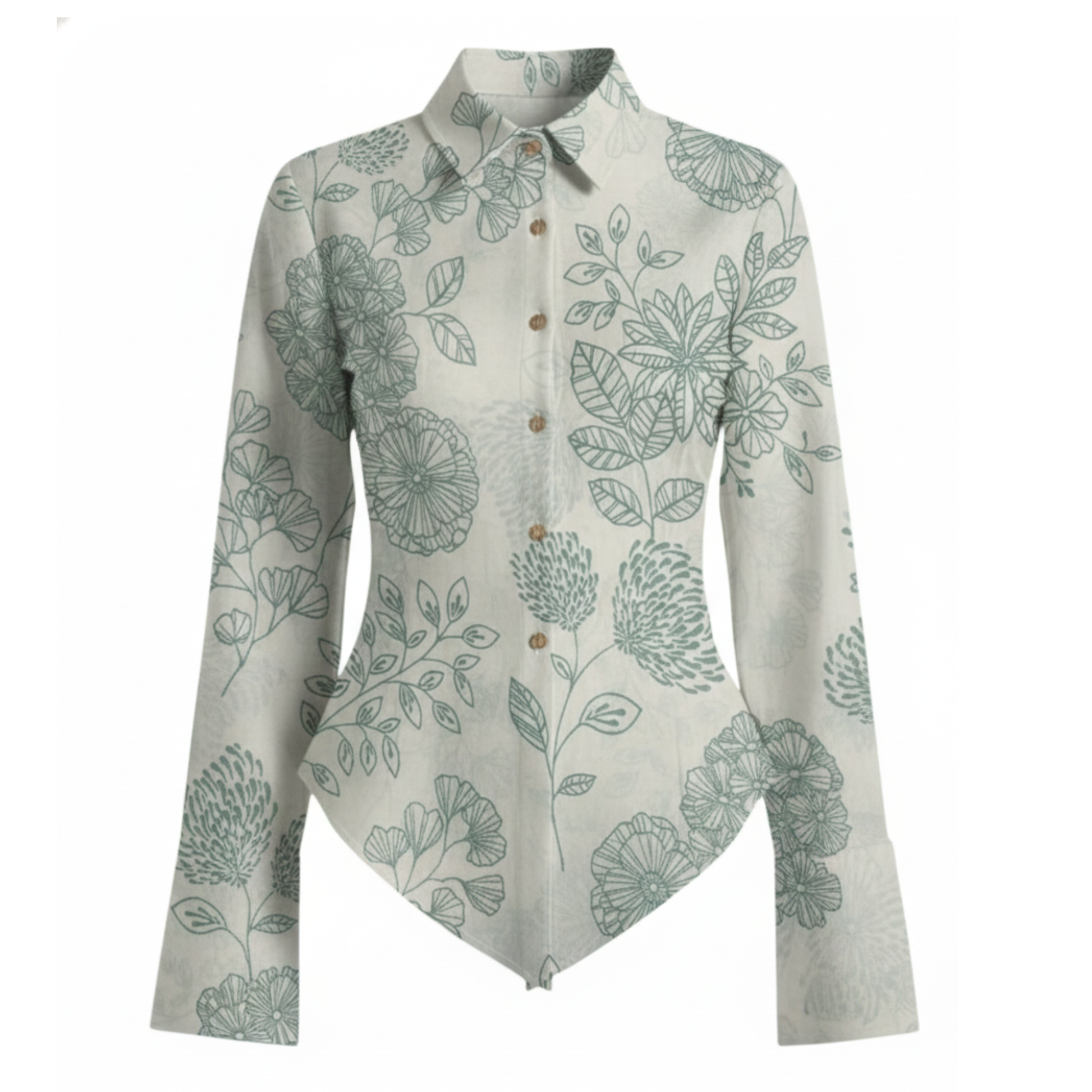 Floral Button Down Shirt