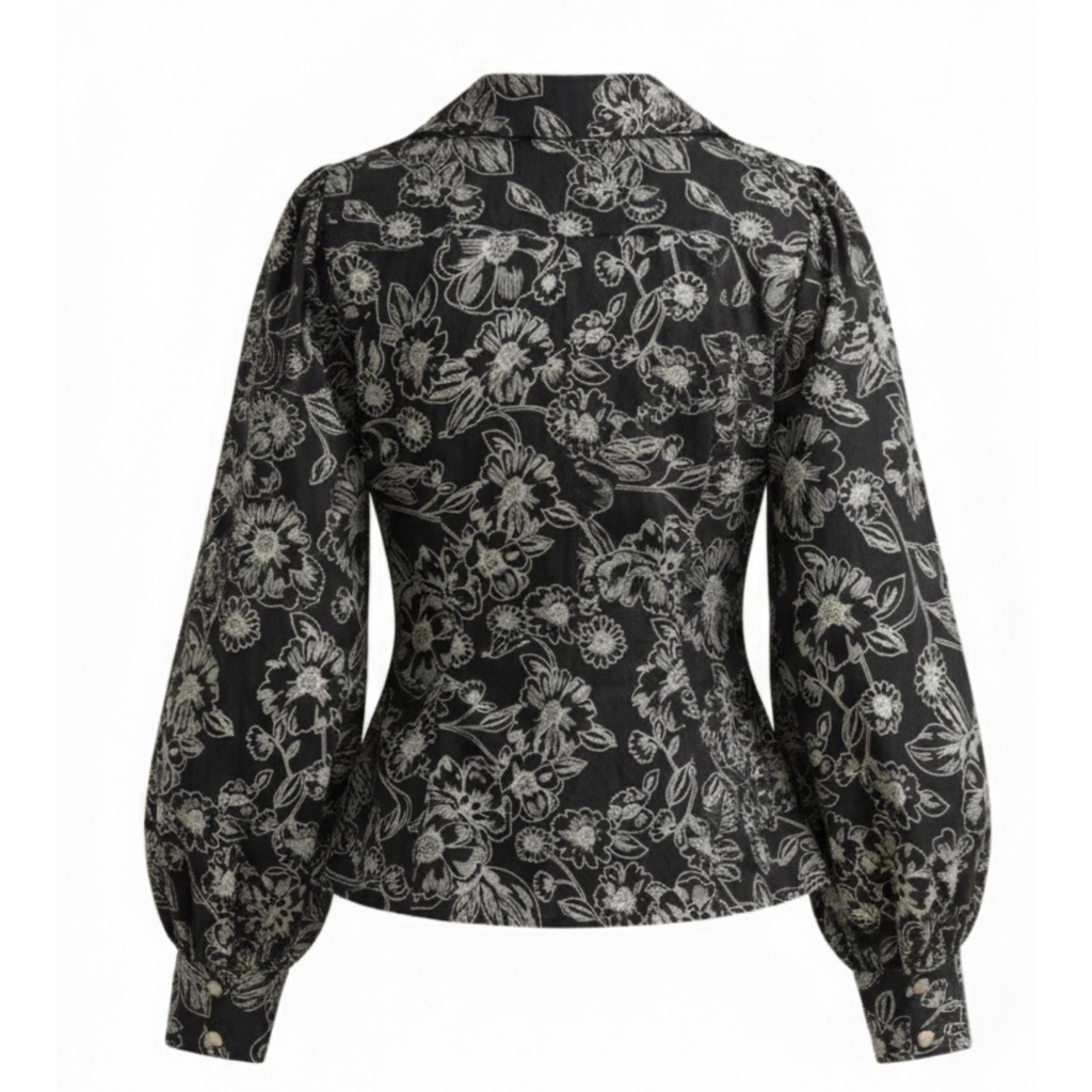 Floral Puff Sleeve Shirt