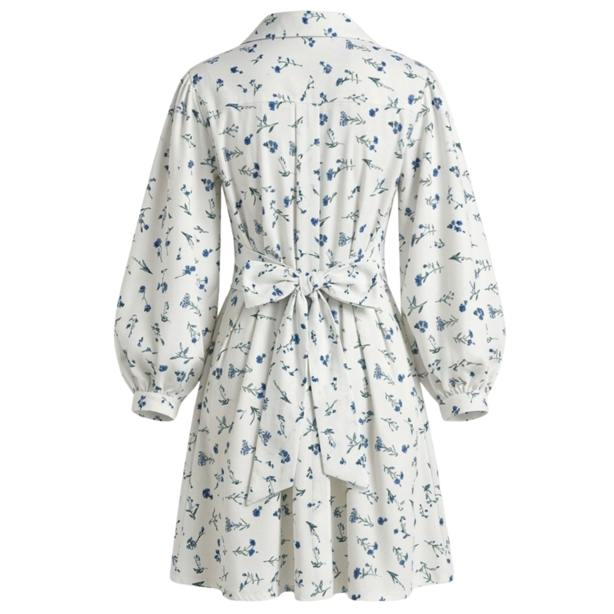 Floral wrap short dress