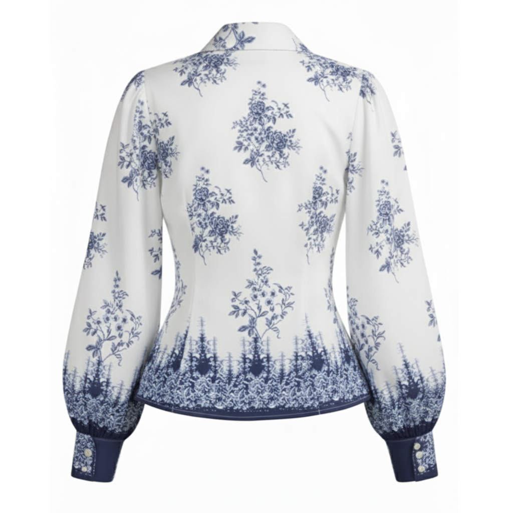 Floral Contour Fit Shirt
