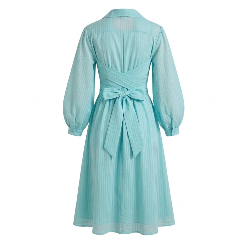 Aqua wrap short dress