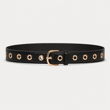 Eyelet wide belt