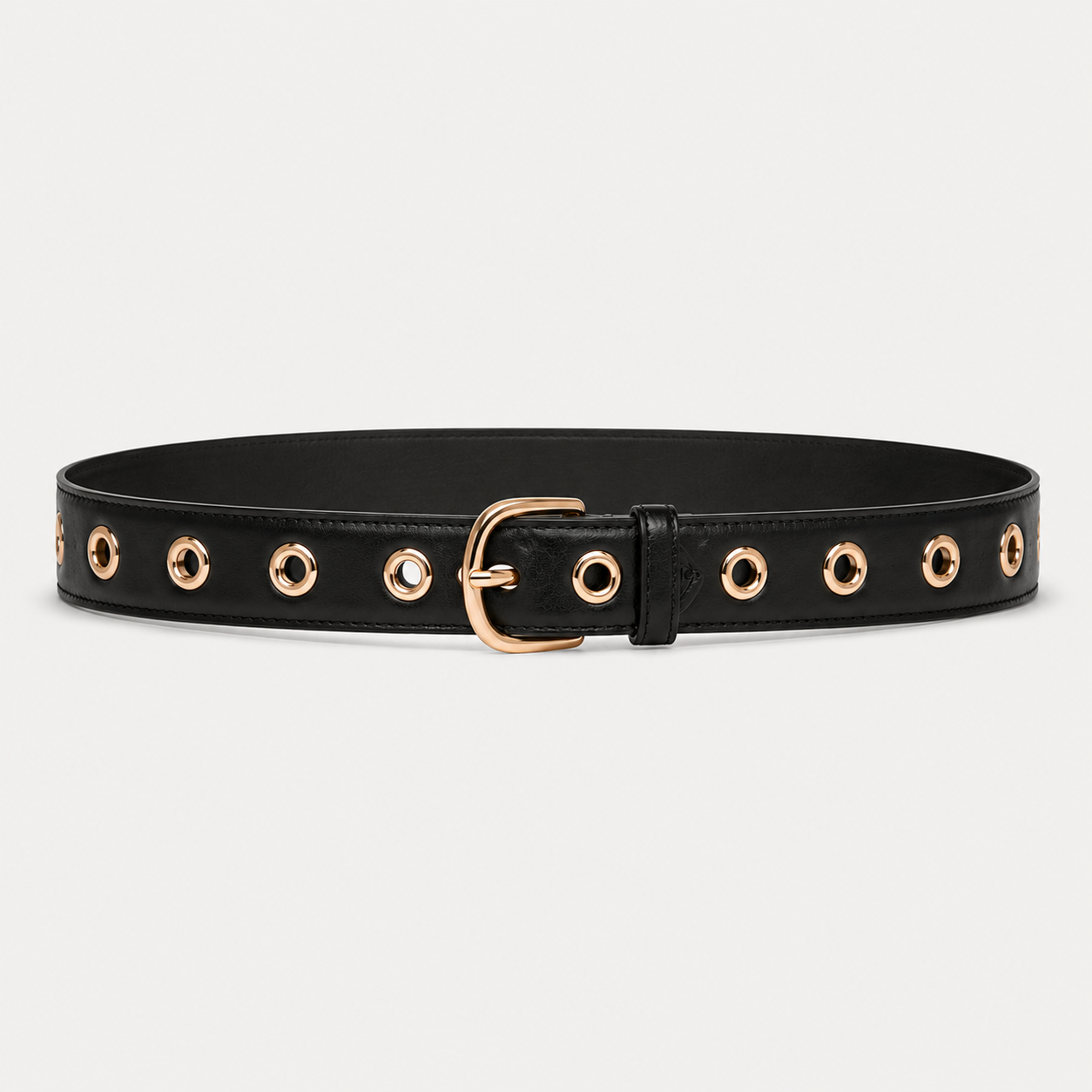Eyelet wide belt