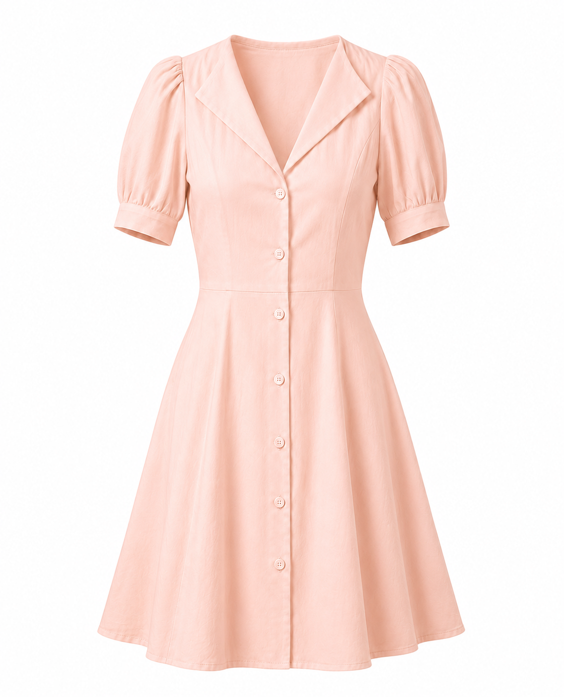 Puff Sleeve Mini Dress